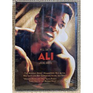 Ali (DVD, 2001) Will Smith Biopic Widescreen Drama Movie Disc